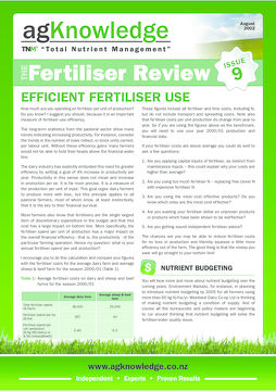 Fertiliser Review Issue 9